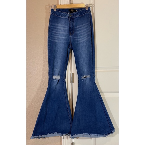 L&B High Rise Flare Bell Bottom Jeans Size 6 - Picture 2 of 13